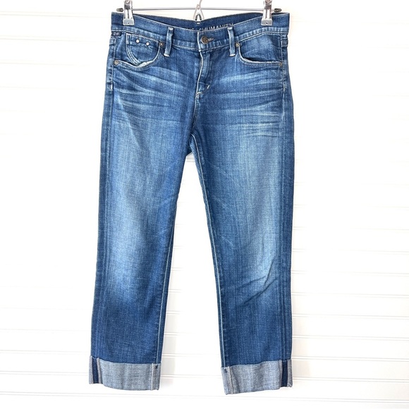Citizens of Humanity Women's Jeans Size 26 Dani Cropped Straight Leg Stretch - Picture 1 of 13